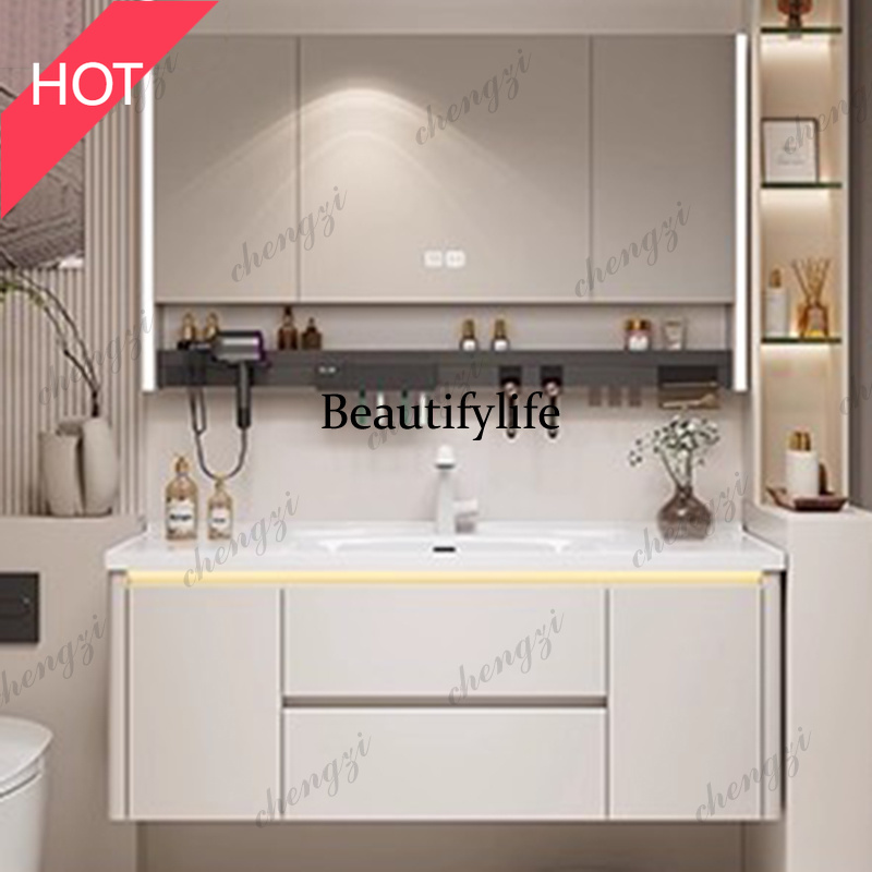 Home Bathroom Partition - M07 Lemari Penyimpanan Organizer Cermin Toilet