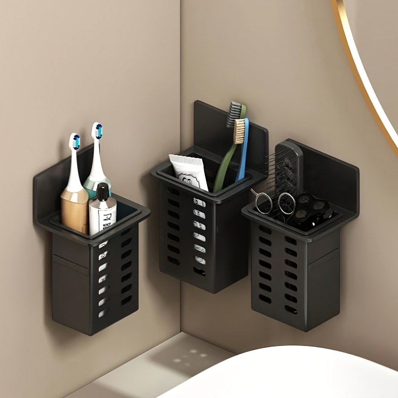 Home Essentials Bathroom Rack - 1/2 set rak sikat gigi plastik