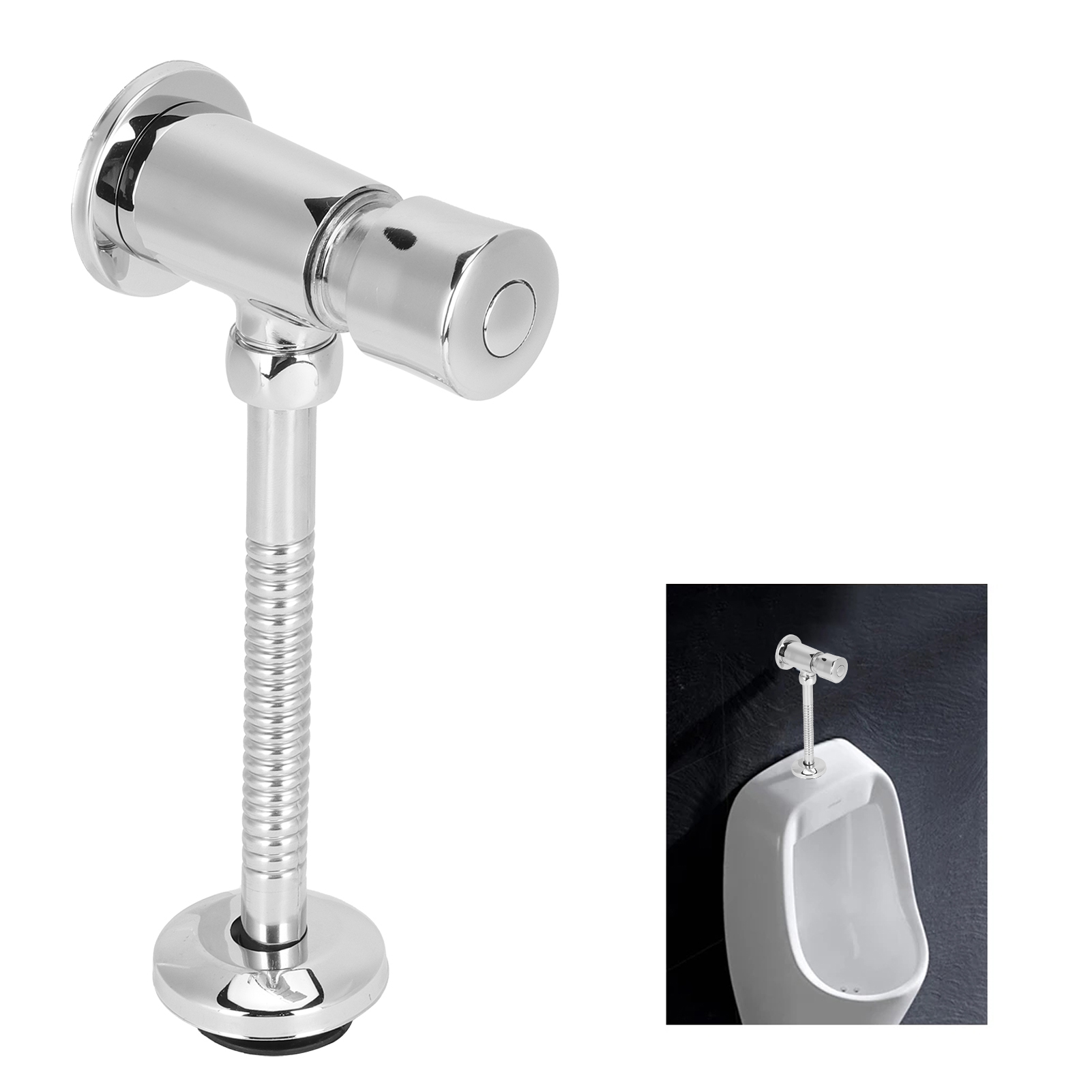 Home Bathroom With Urinal - Katup Siram Urinal Multifungsi Tipe Penekan