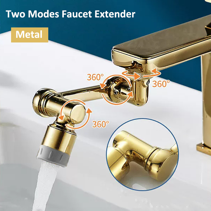Home Bathroom Taps - Pemanjang Keran Lengan Robot Universal Logam