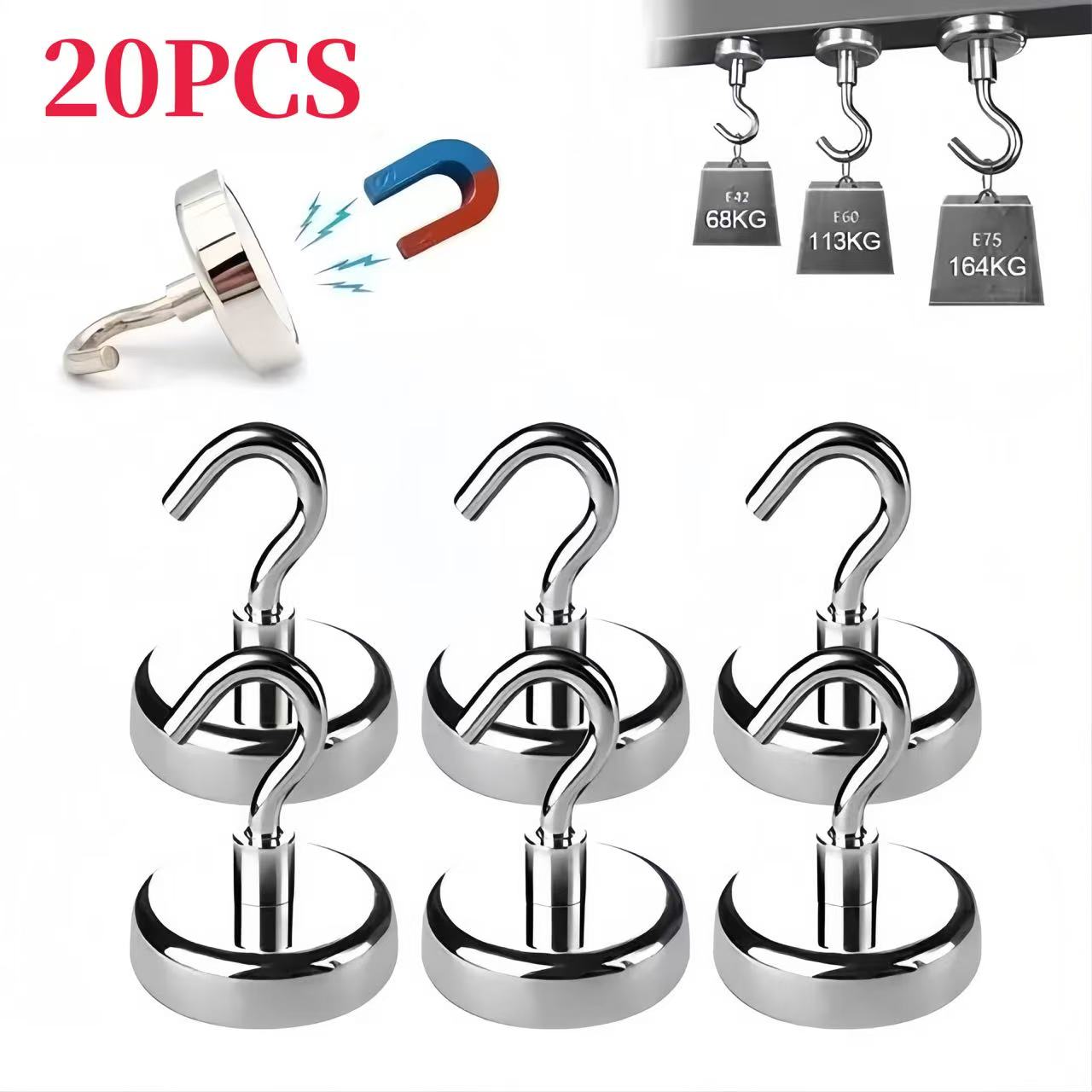 Home Bathroom Key - 1-10-20 Buah Kait Magnet Kuat Kait