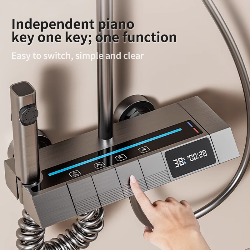 Kepala pancuran piano digital  - Home For Bathroom ulasan dan harga