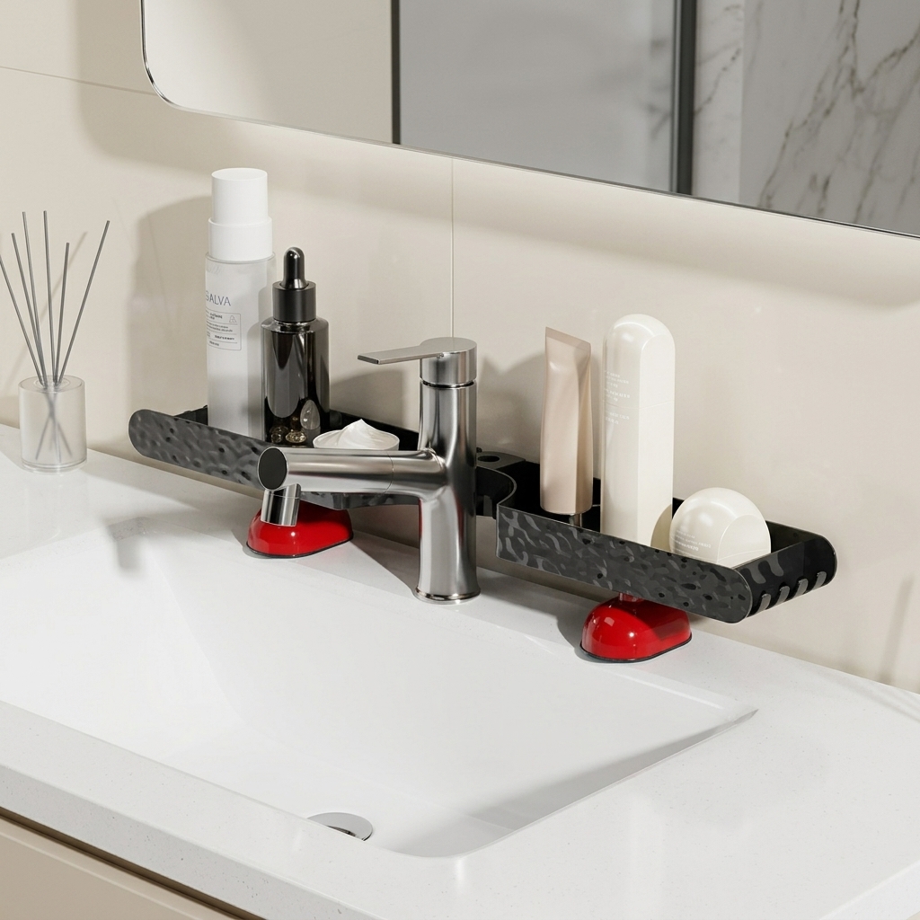 Rak Penyimpanan Kosmetik Organ - Home Essentials Bathroom Rack ulasan dan harga