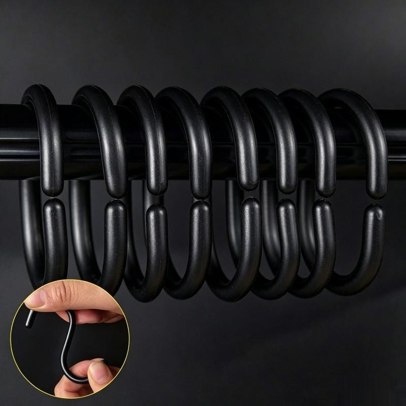 73 buah Cincin Tirai Kamar Man - Home Bathroom Partition ulasan dan harga