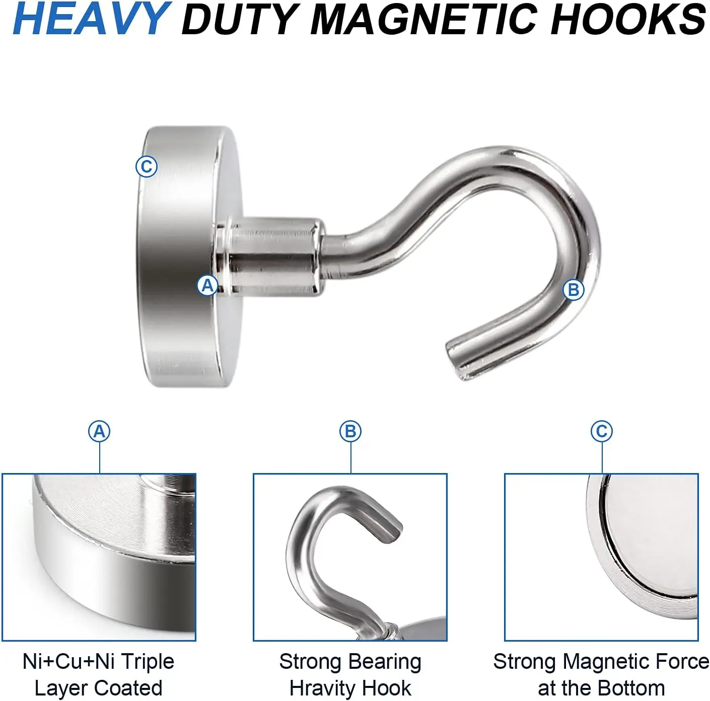 1-80 buah kait magnetik kuat,  - Home Bathroom Key ulasan dan harga
