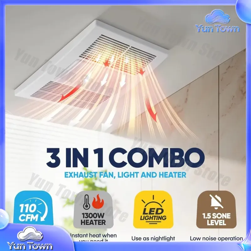 Kipas Exhaust Kamar Mandi deng - Home Bathroom Vent Fans ulasan dan harga