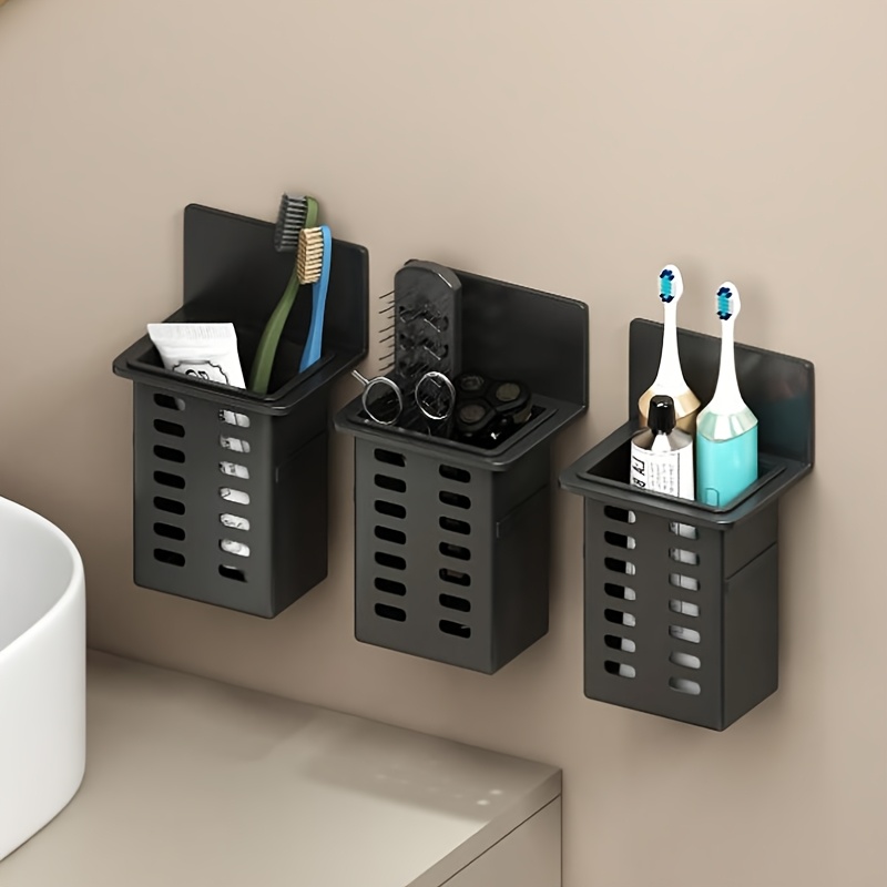 Set 1/2/4 buah rak sikat gigi  - Home Essentials Bathroom Rack ulasan dan harga