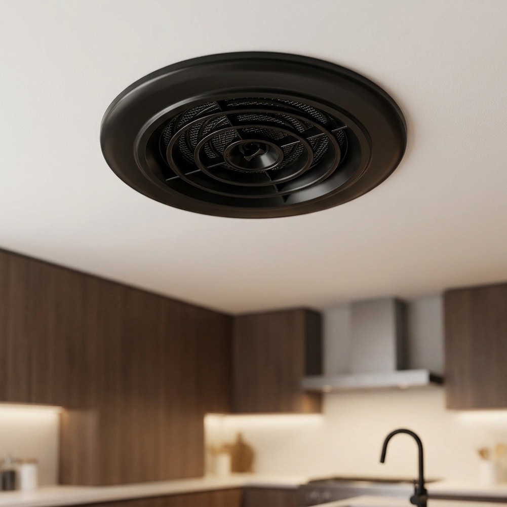 Penutup Ventilasi Udara Putar  - Home Bathroom Vent Fans ulasan dan harga