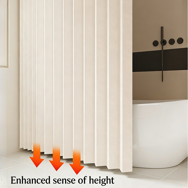 1 Buah Tirai Mandi Lipat Magne - Home Bathroom Partition ulasan dan harga