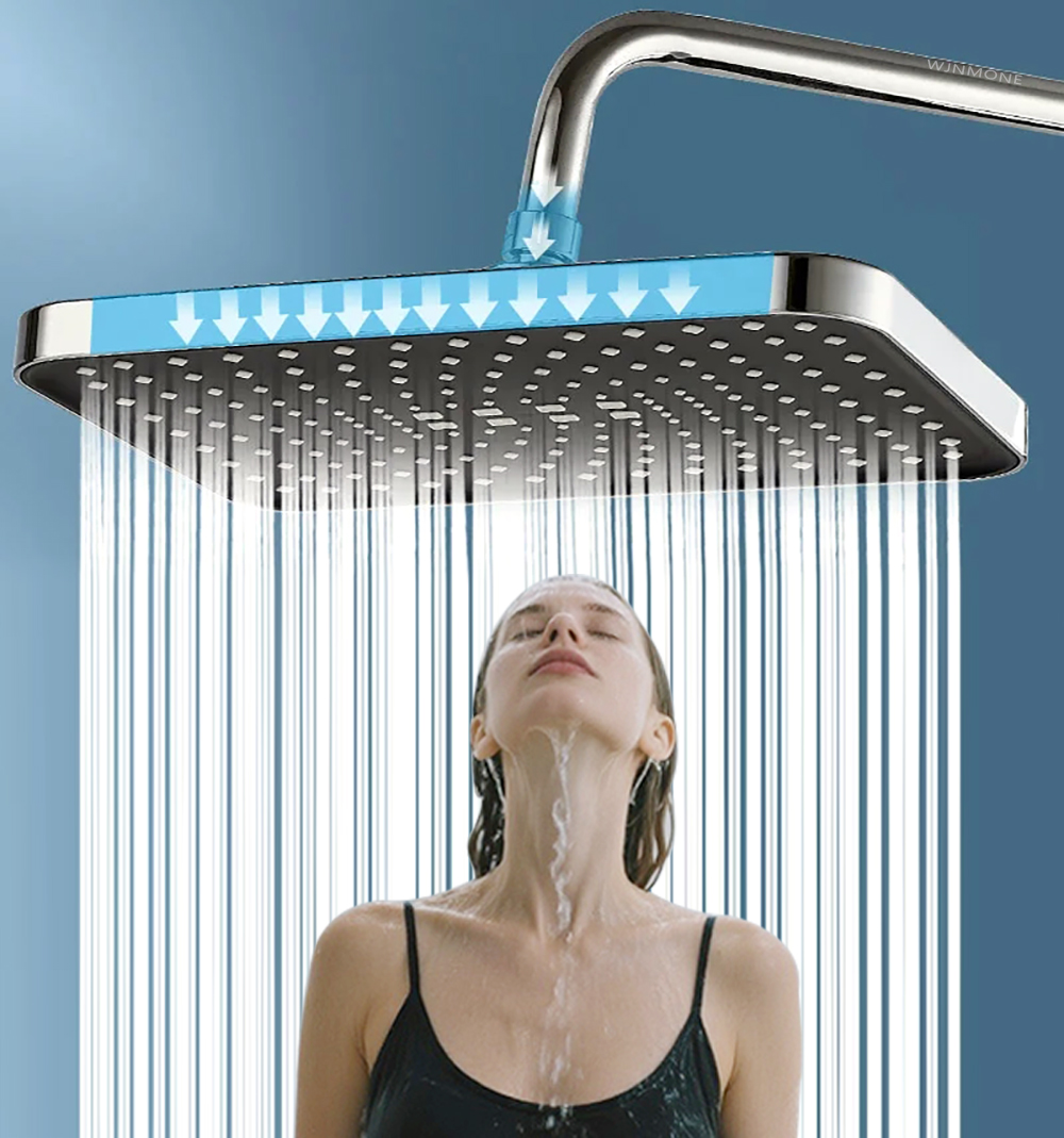 Kepala Pancuran Hujan 14 Inci  - Home Bathroom Taps ulasan dan harga
