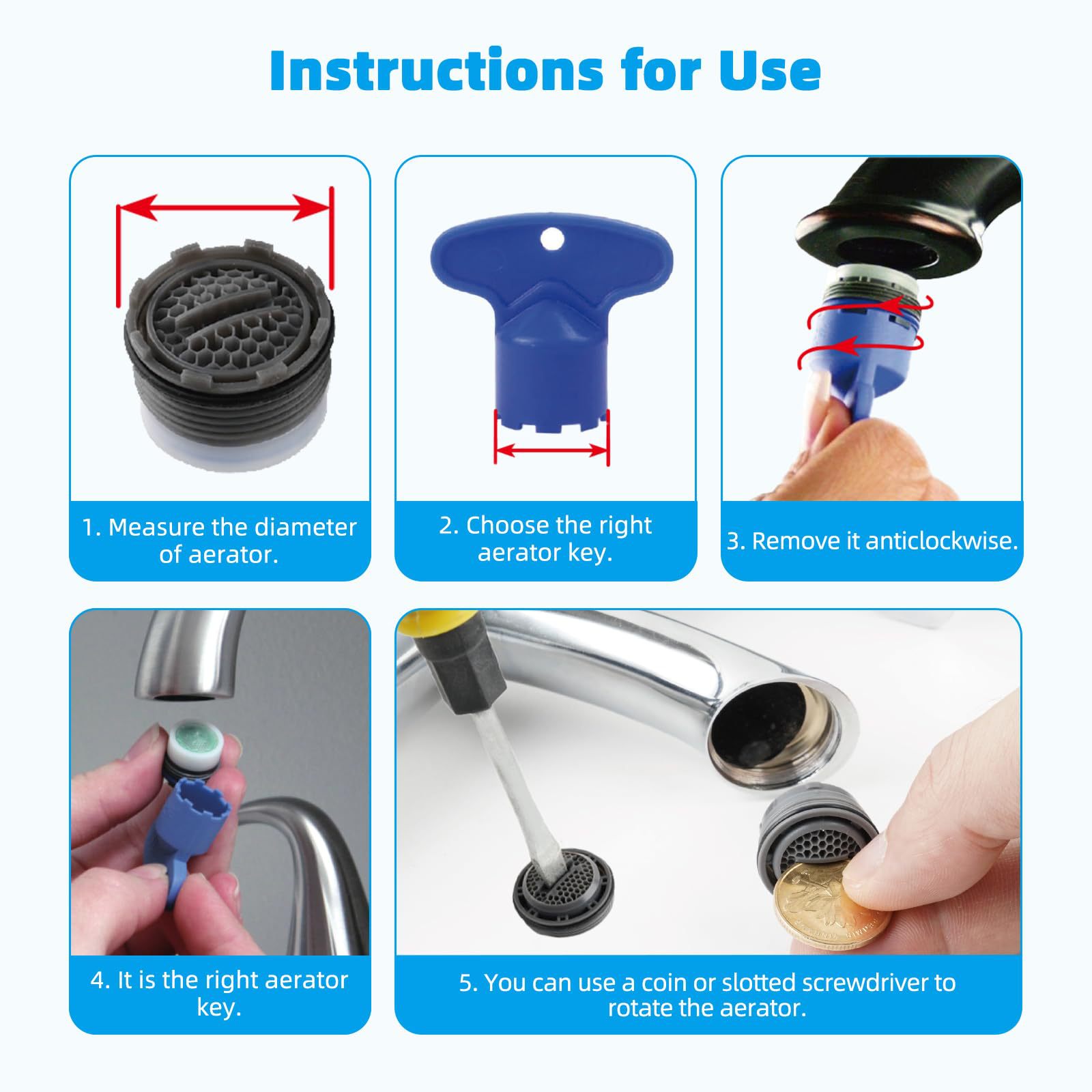 Kunci Aerator Keran, Alat Pele - Home Bathroom Key ulasan dan harga