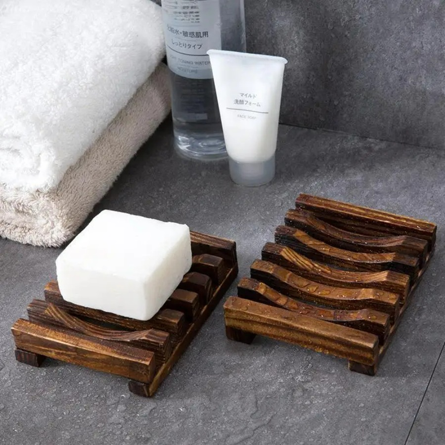 Tempat Sabun Bambu Alami, Rak  - Home Essentials Bathroom Rack ulasan dan harga