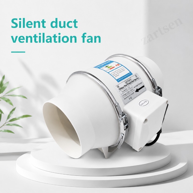 Kipas Inline Aliran Campuran 4 - Home Bathroom Vent Fans ulasan dan harga
