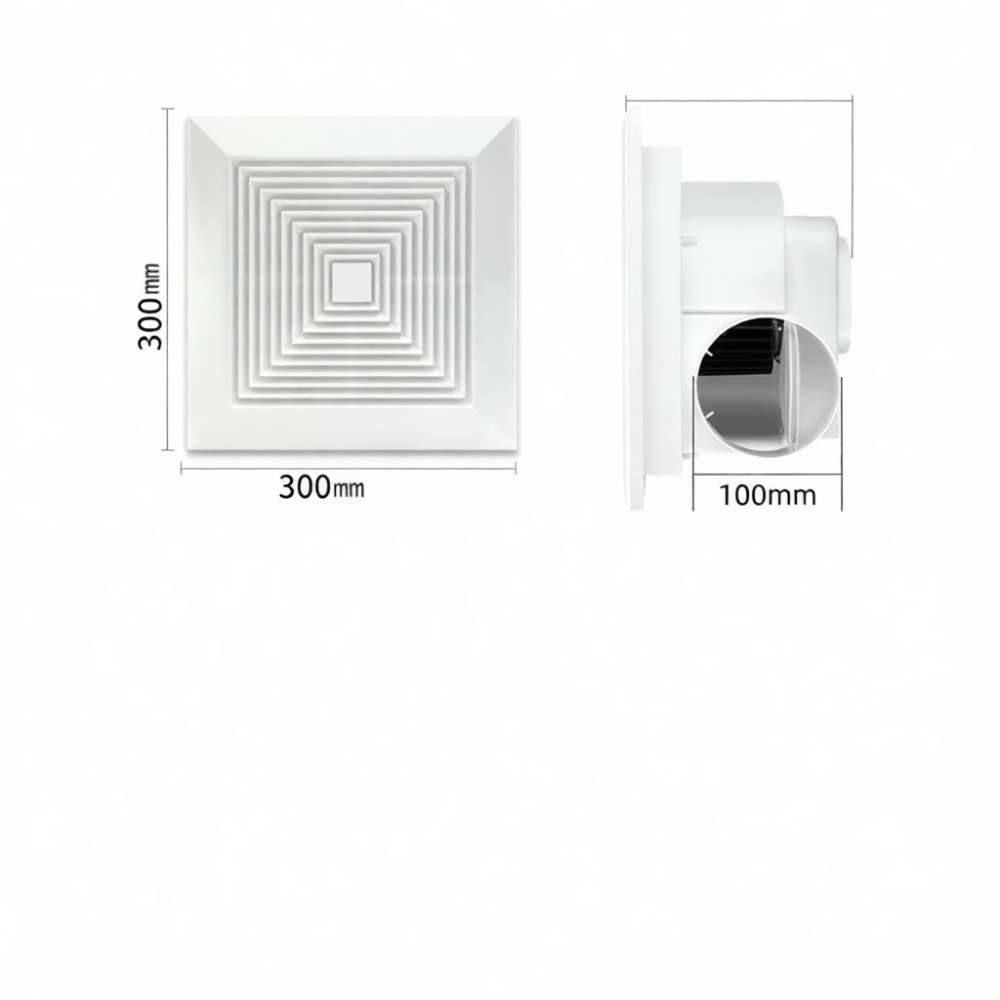 Kipas Exhaust Plafon Terintegr - Home Bathroom Vent Fans ulasan dan harga